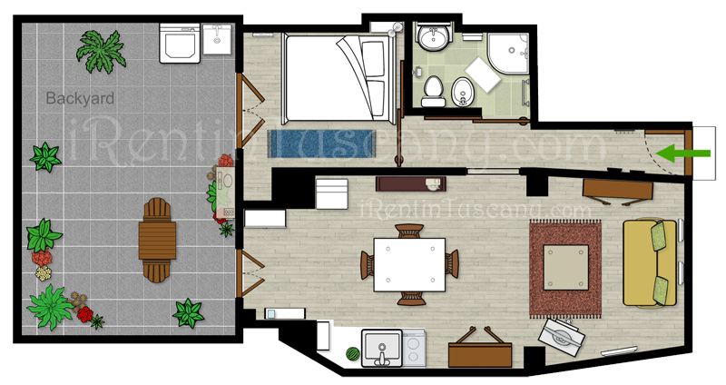 Girasole apartment in Florence